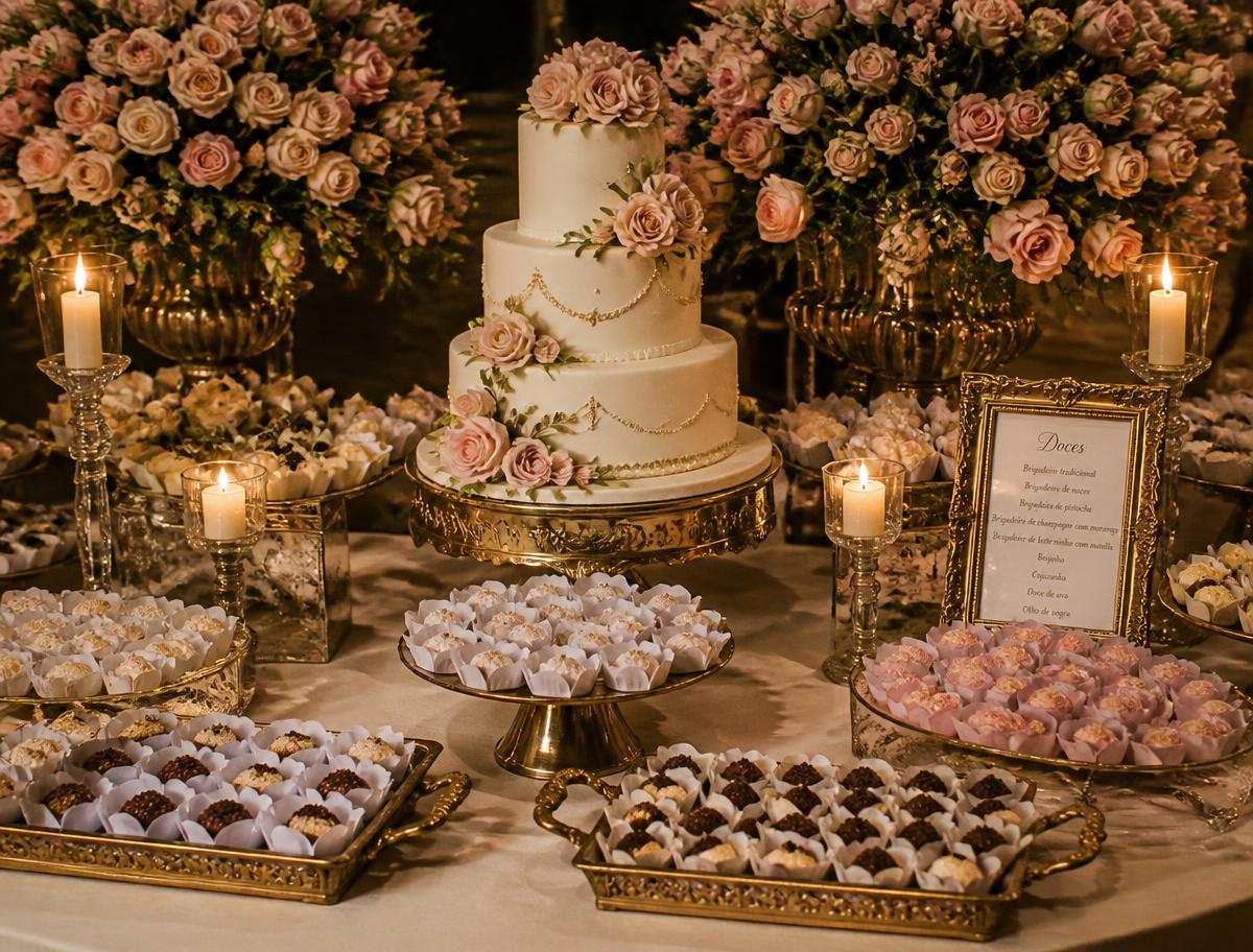 Doces para casamentos servidos pela SB Sabor de Brigadeiro