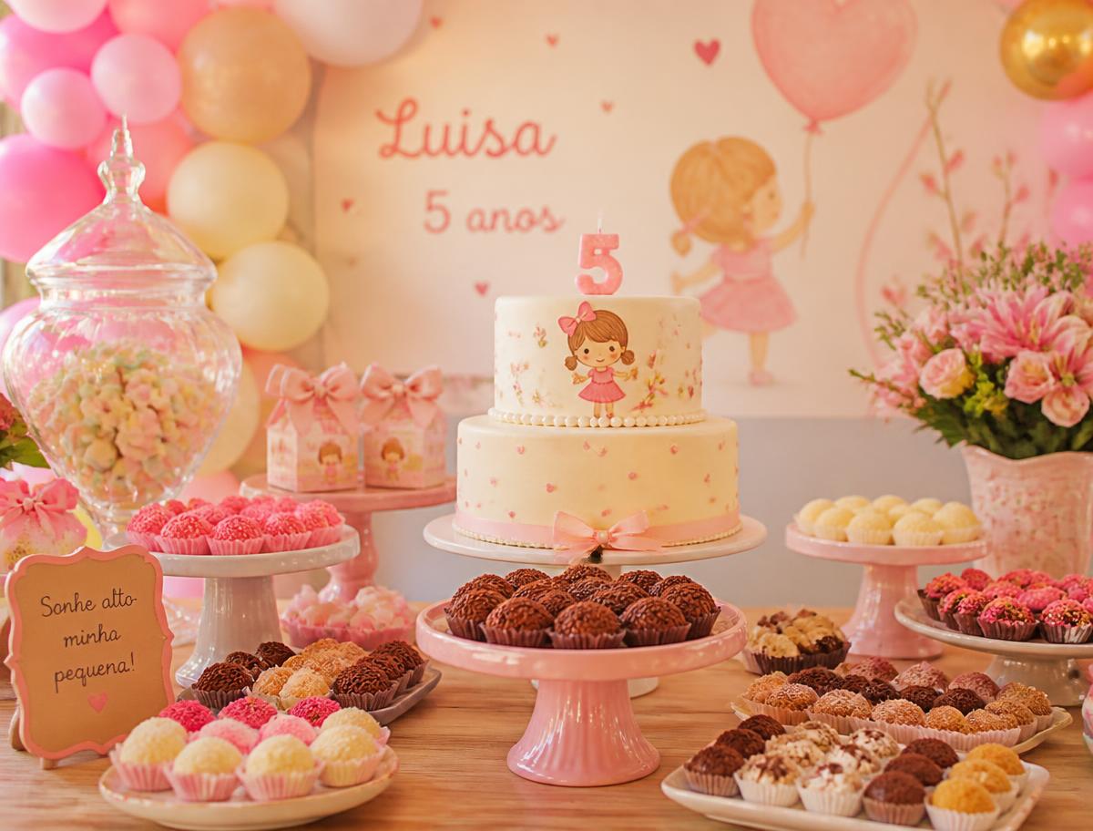 Doces para festas infantis servidos pela SB Sabor de Brigadeiro